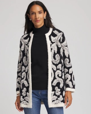 Abstract Fuzzy Cardigan | Chico's